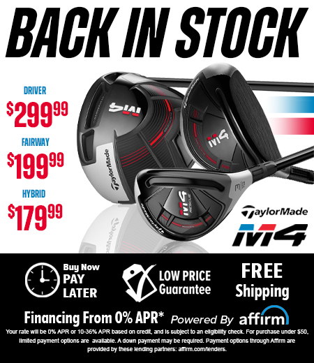 TaylorMade M4 Clubs Are BACK IN STOCK!