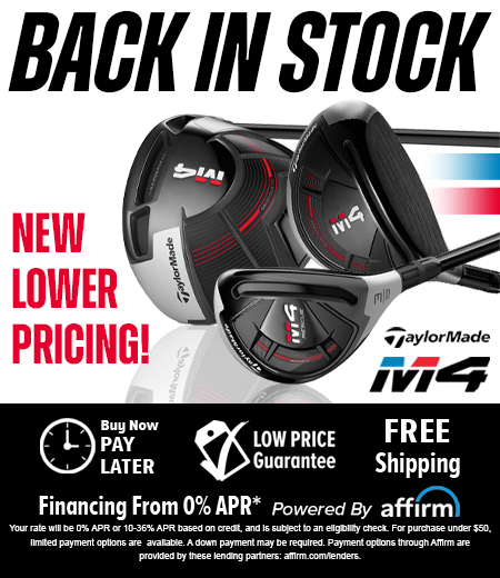 TaylorMade M4 Clubs Are BACK IN STOCK!