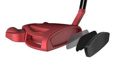 Pre-Owned Taylormade Spider Tour Red Slant Neck W/T Sight Line Putter