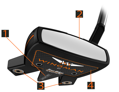 Pre-Owned Tour Edge Golf Wingman 02 Putter 3